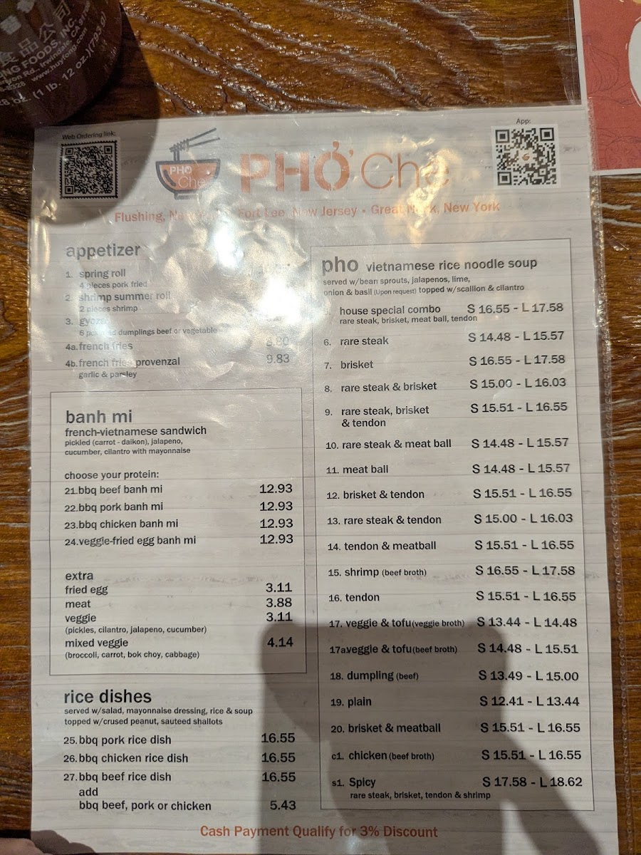 Menu Pho Che Fort Lee-10