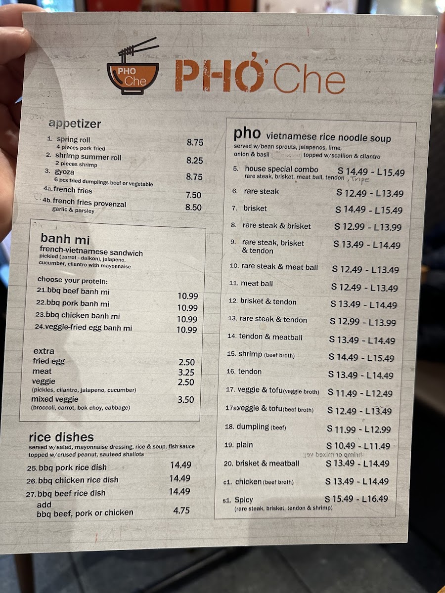 Menu Pho Che Fort Lee-5