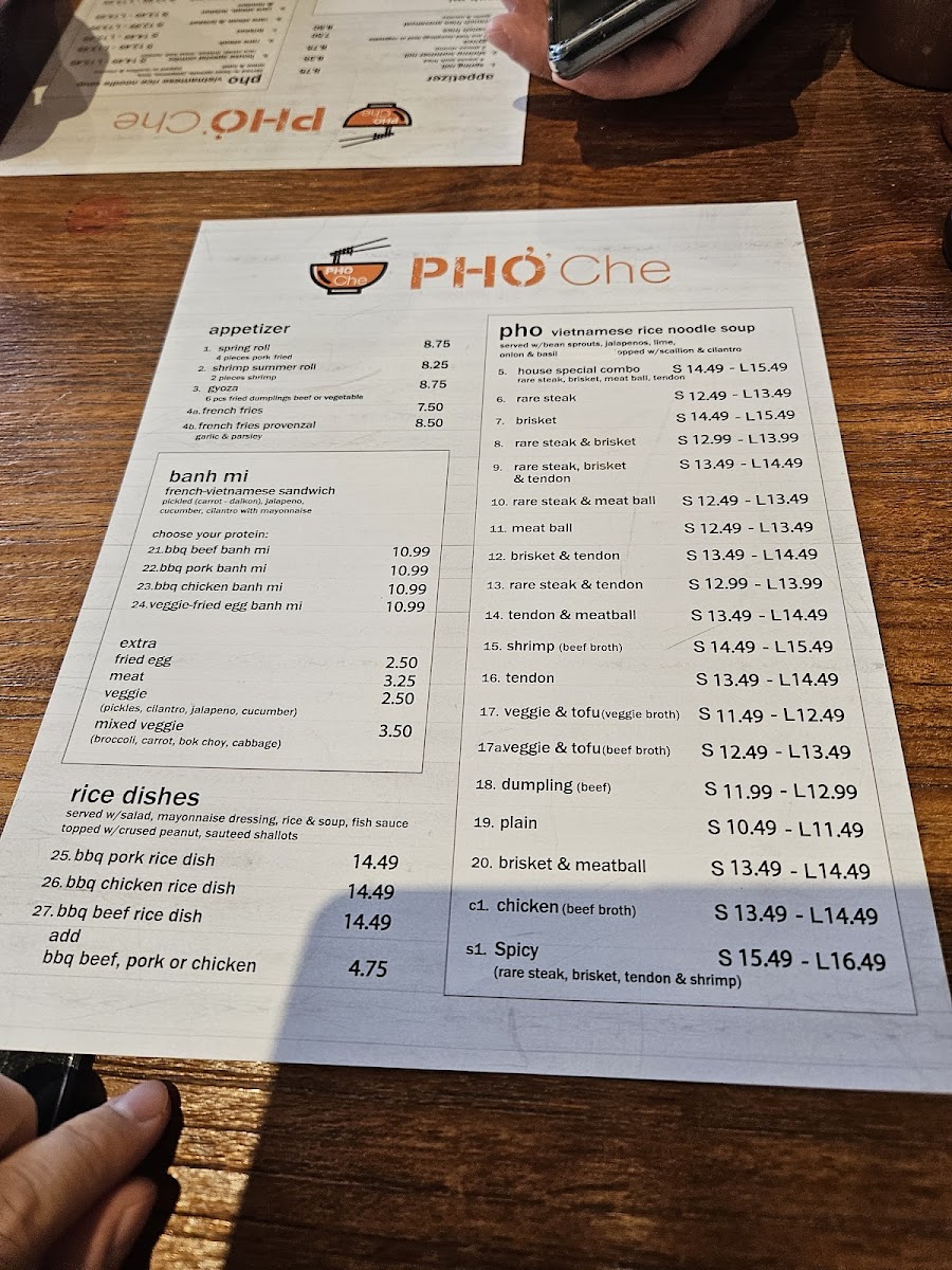Menu Pho Che Fort Lee-6