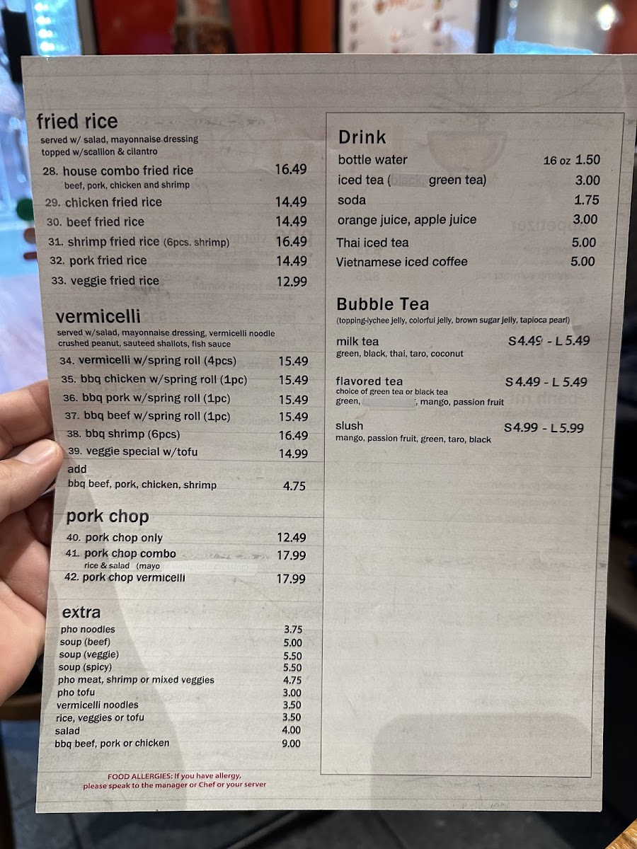 Menu Pho Che Fort Lee-8